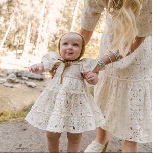 Baby Etta Embroidered Lace Dress